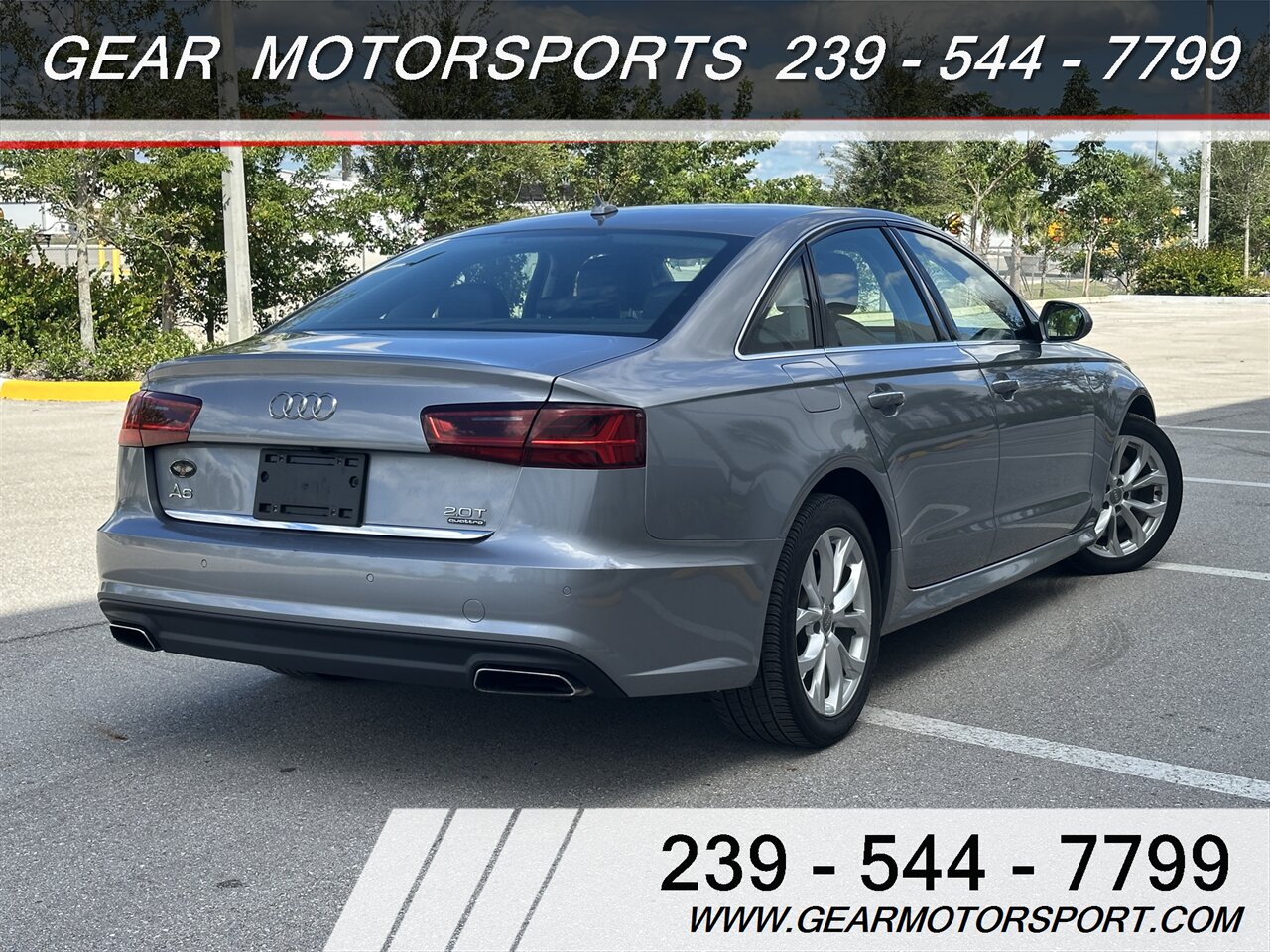 2018 Audi A6 2.0T Quattro Premium Plus SUPER CLEAN, GARAGE KEPT   - Photo 6 - Estero, FL 33928