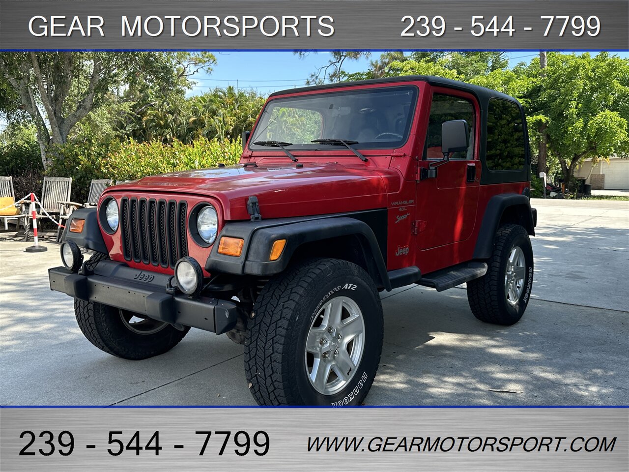 2000 Jeep Wrangler Sport 4WD 4.0L I6 - Photo 8 - Estero, FL 33928