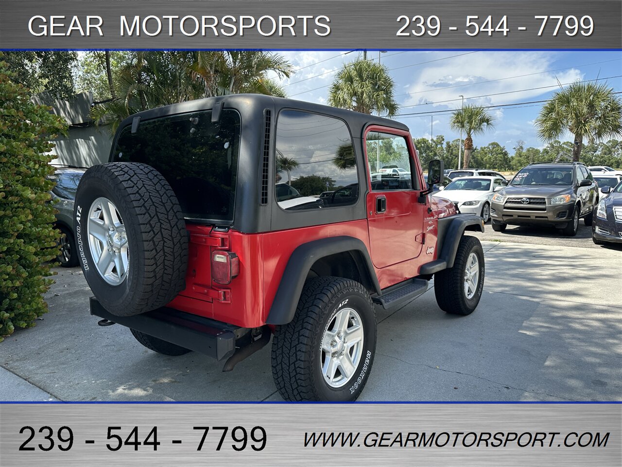 2000 Jeep Wrangler Sport 4WD 4.0L I6 - Photo 3 - Estero, FL 33928