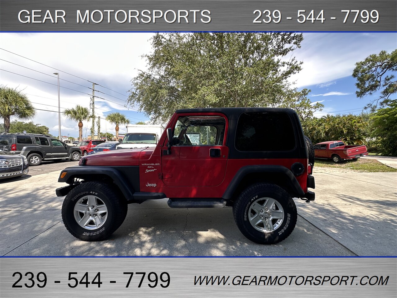 2000 Jeep Wrangler Sport 4WD 4.0L I6 - Photo 6 - Estero, FL 33928