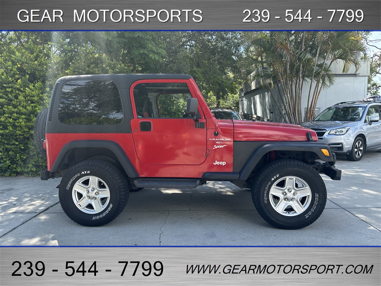 2000 Jeep Wrangler Sport 4WD 4.0L I6 - Photo 2 - Estero, FL 33928