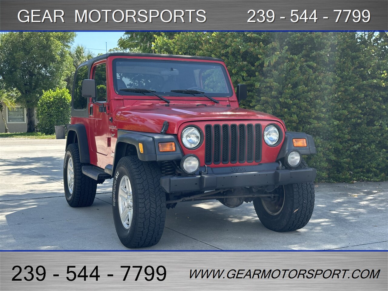 2000 Jeep Wrangler Sport 4WD 4.0L I6   - Photo 1 - Estero, FL 33928