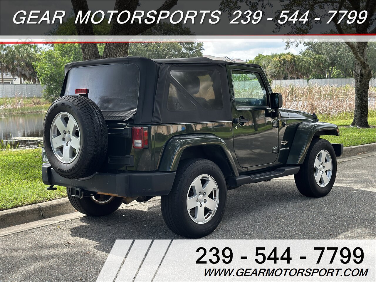 2012 Jeep Wrangler Sahara 4WD 3.6L V6 - Photo 3 - Estero, FL 33928