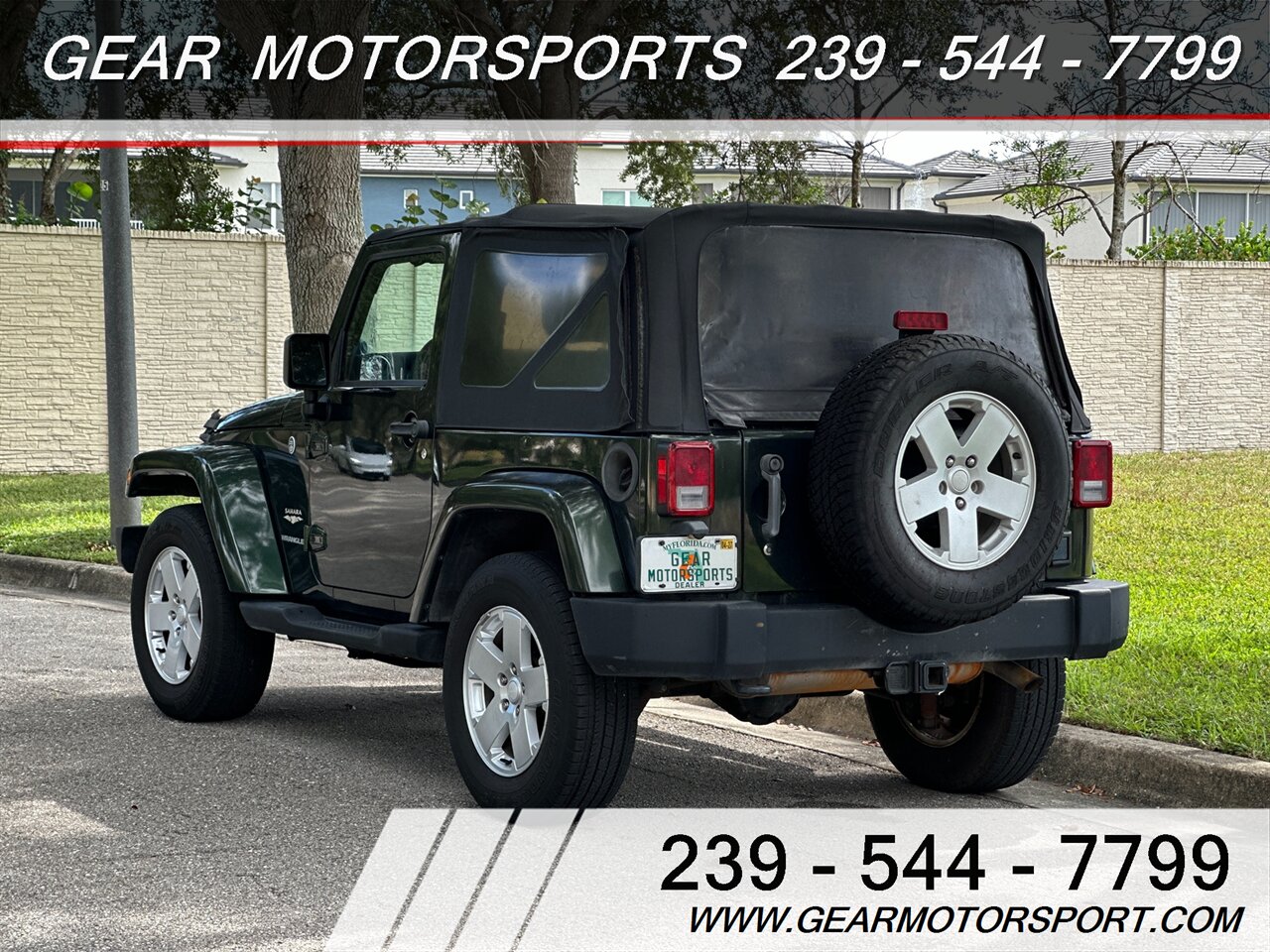 2012 Jeep Wrangler Sahara 4WD 3.6L V6 - Photo 4 - Estero, FL 33928