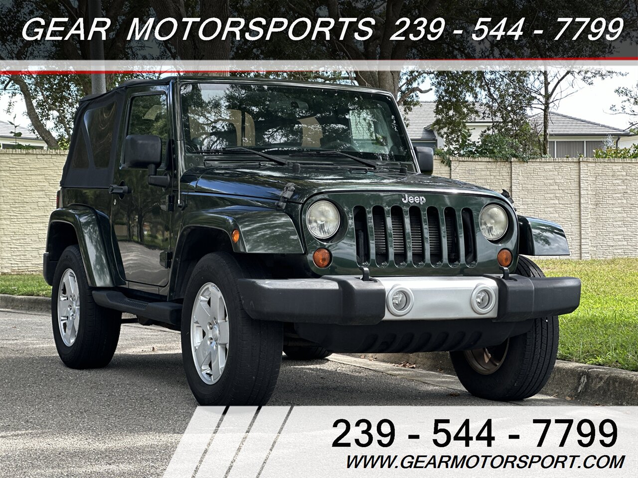 2012 Jeep Wrangler Sahara 4WD 3.6L V6   - Photo 1 - Estero, FL 33928