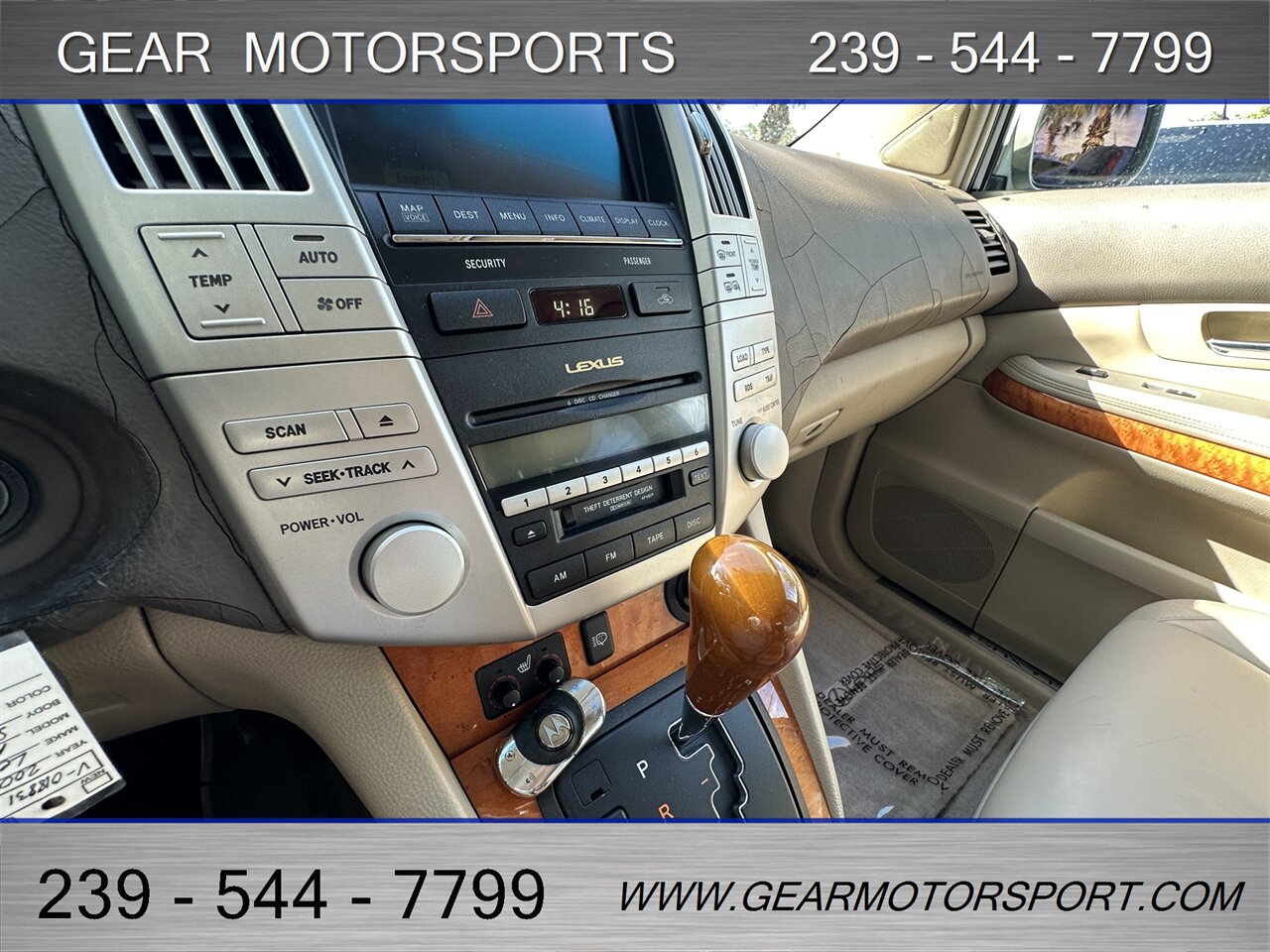 2004 Lexus RX 330 3.3L V6   - Photo 21 - Estero, FL 33928