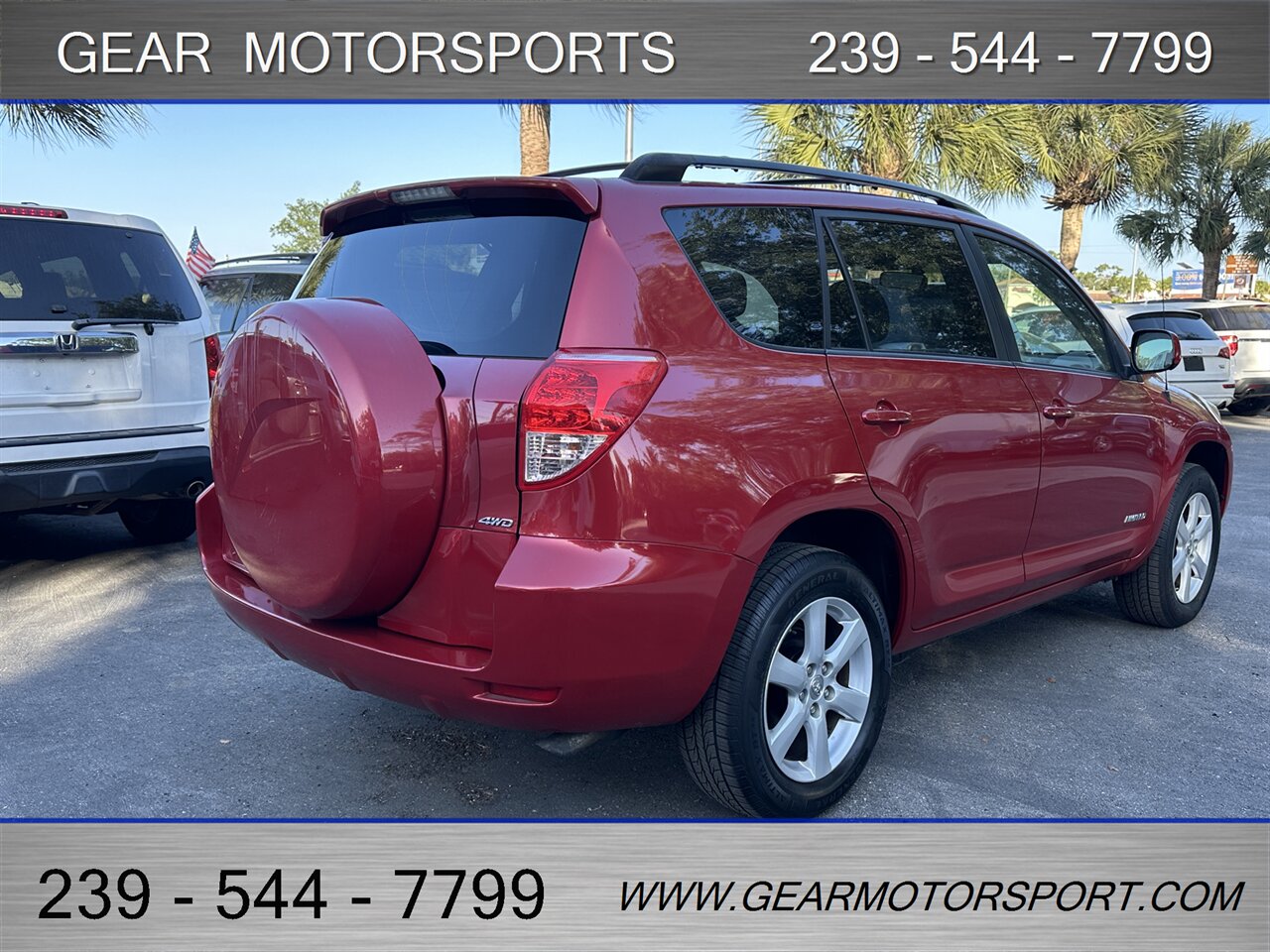 2007 Toyota RAV4 Limited 4WD 2.4L 4Cyl   - Photo 3 - Estero, FL 33928