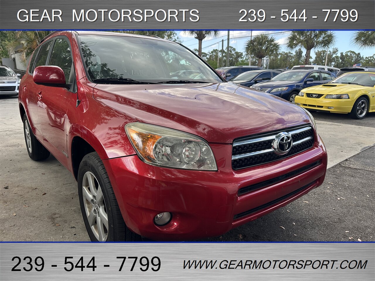 2007 Toyota RAV4 Limited 4WD 2.4L 4Cyl   - Photo 1 - Estero, FL 33928
