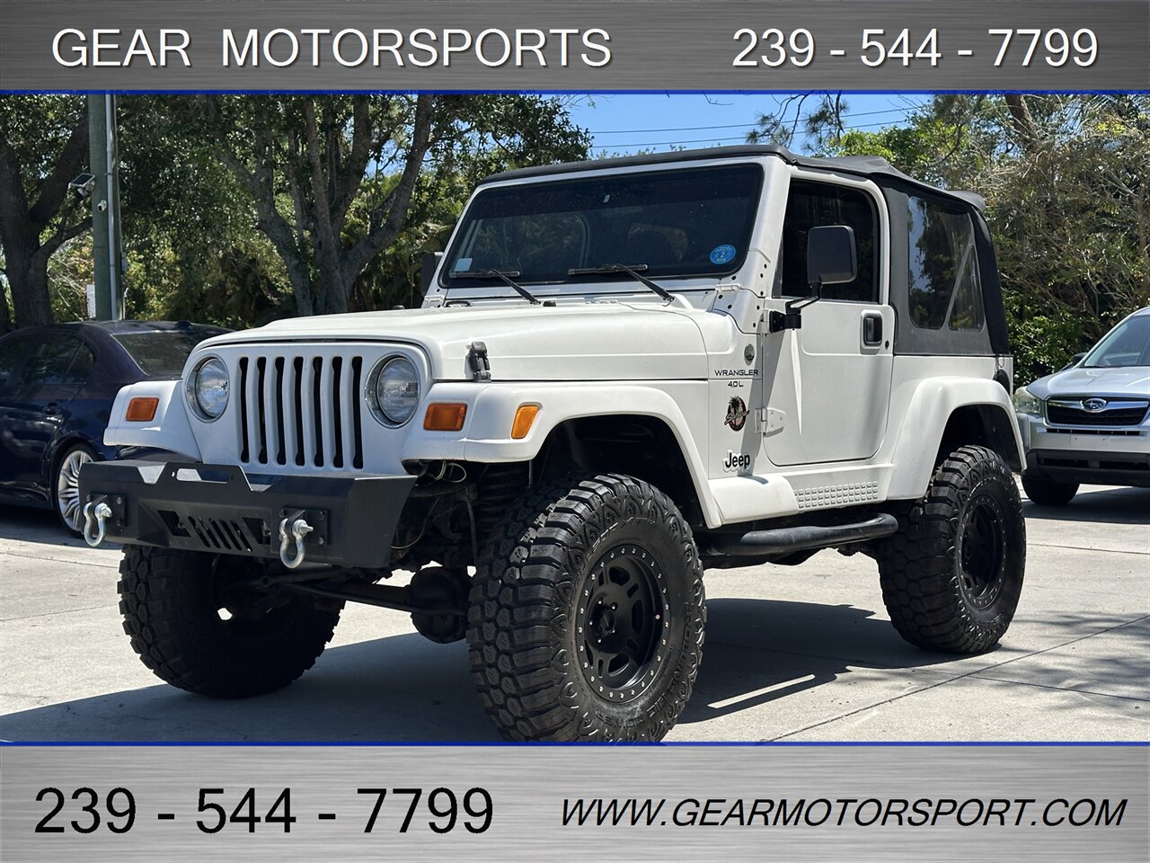 2001 Jeep Wrangler Sahara 4WD 4.0L 6 Cylinder, 5-Speed Manual   - Photo 9 - Estero, FL 33928