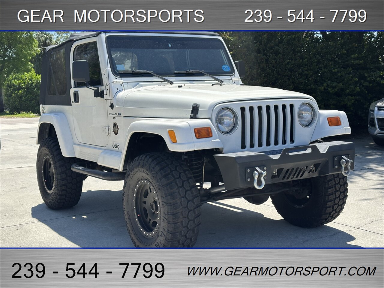 2001 Jeep Wrangler Sahara 4WD 4.0L 6 Cylinder, 5-Speed Manual   - Photo 13 - Estero, FL 33928