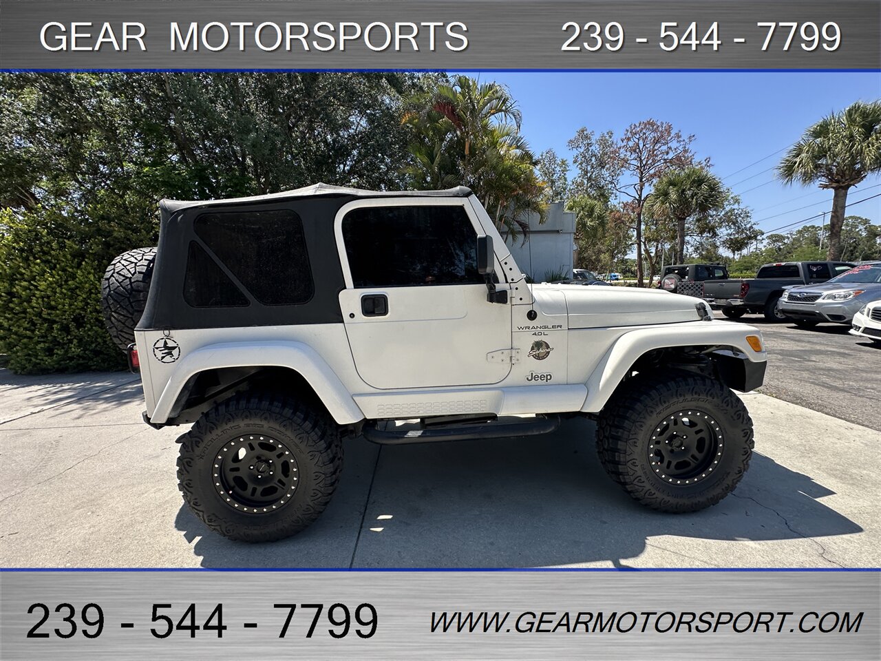 2001 Jeep Wrangler Sahara 4WD 4.0L 6 Cylinder, 5-Speed Manual   - Photo 16 - Estero, FL 33928