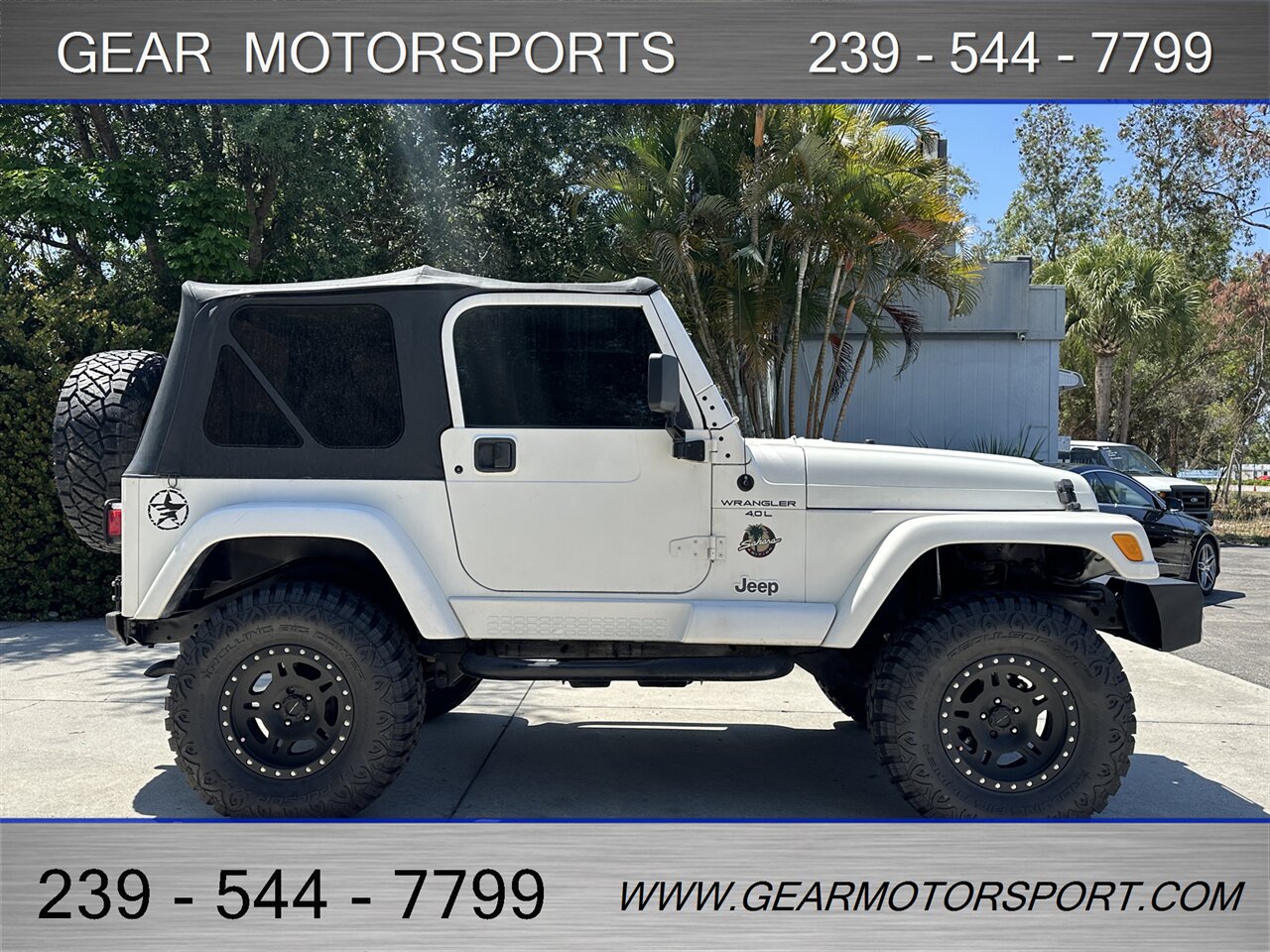 2001 Jeep Wrangler Sahara 4WD 4.0L 6 Cylinder, 5-Speed Manual   - Photo 5 - Estero, FL 33928