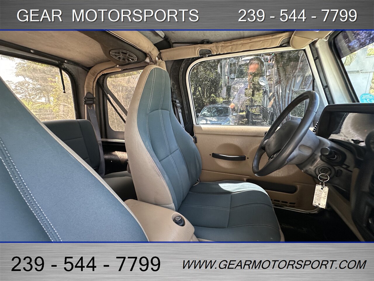 2001 Jeep Wrangler Sahara 4WD 4.0L 6 Cylinder, 5-Speed Manual   - Photo 36 - Estero, FL 33928