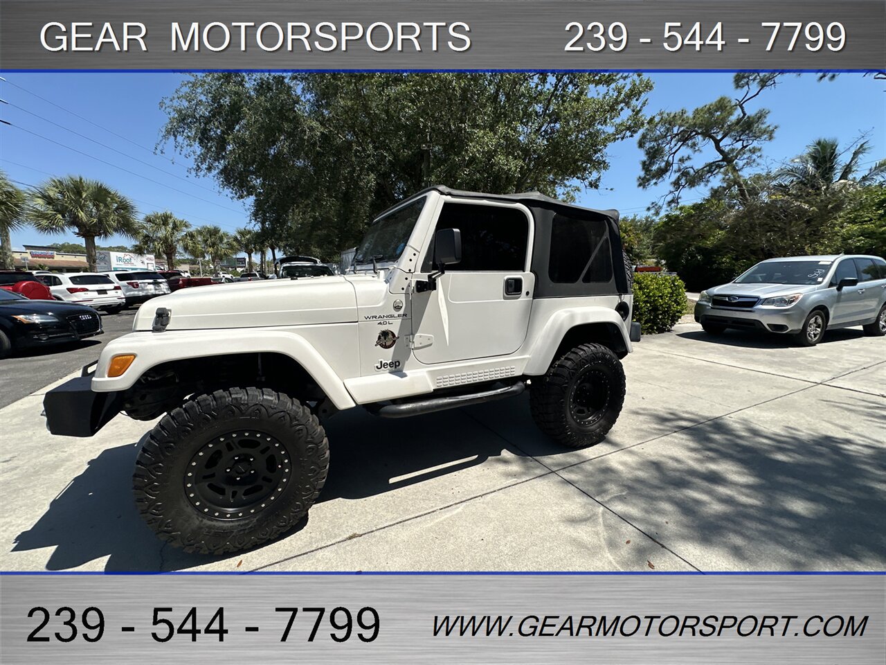 2001 Jeep Wrangler Sahara 4WD 4.0L 6 Cylinder, 5-Speed Manual   - Photo 25 - Estero, FL 33928