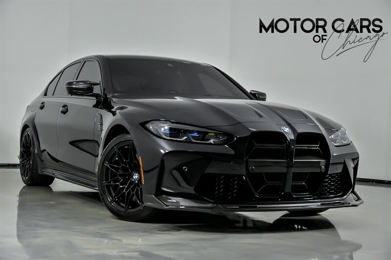 Black Sapphire Metallic 2024 BMW M3 Competition xDrive AWD Sedan All-Wheel Drive Automatic