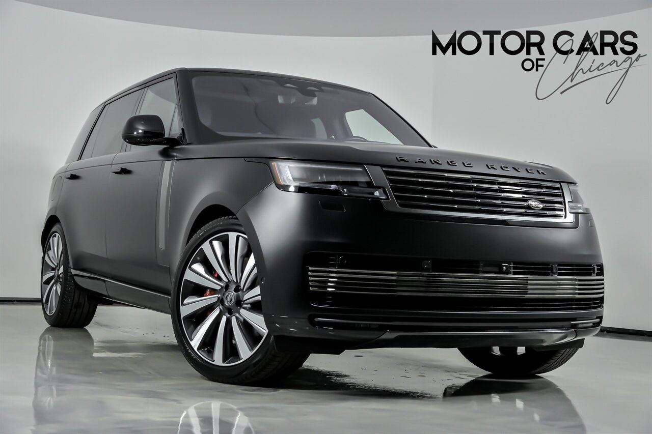 2023 Land Rover Range Rover P530 SV LWB-MASSIVE $250K MSRP-FACTORY SATIN BLACK   - Photo 1 - Joliet, IL 60435