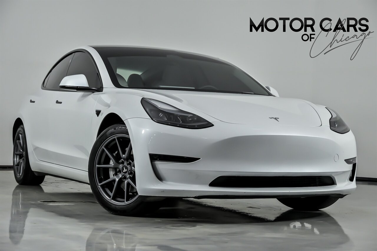 2023 Tesla Model 3 Long Range-WHITE ON WHITE!   - Photo 1 - Joliet, IL 60435