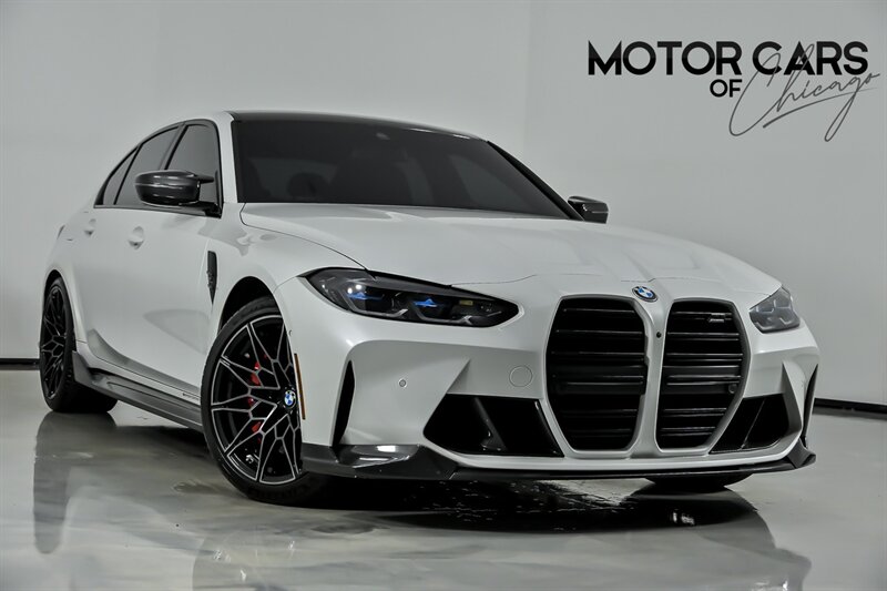 Alpine White 2023 BMW M3 Competition xDrive AWD Sedan All-Wheel Drive Automatic