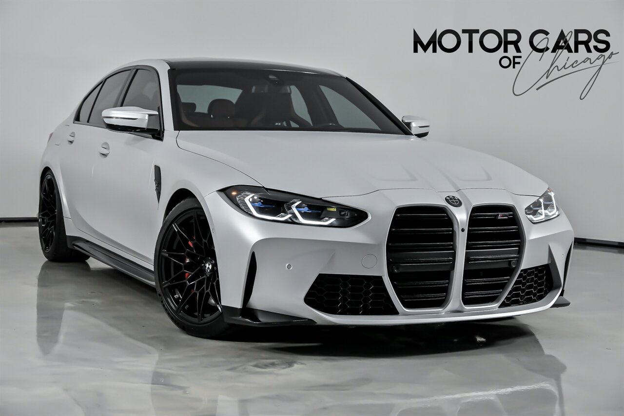 2024 BMW M3 Competition xDrive-FRESH SATIN WRAP-BIG $100K MSRP   - Photo 1 - Joliet, IL 60435