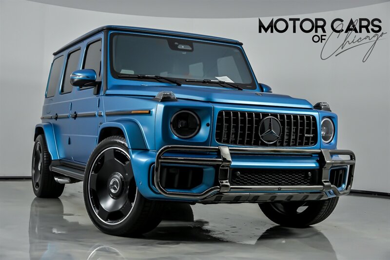 MANUFAKTUR Hyper Blue Magno 2025 Mercedes-Benz G-Class AMG G 63 4MATIC SUV / Crossover All-Wheel Drive Automatic
