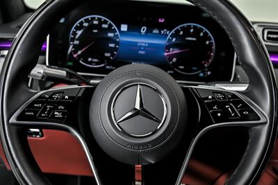 2024 Mercedes-Benz S 580 4MATIC-HUGE MSRP-FACTORY MATTE ON RED - Photo 28 - Joliet, IL 60435