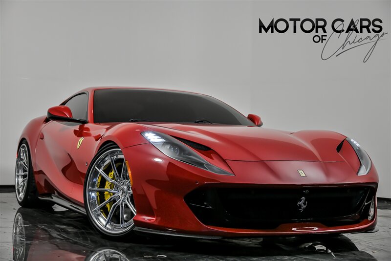 Rosso Corsa 2018 Ferrari 812 Coupe Rear-Wheel Drive 7-Speed Automatic