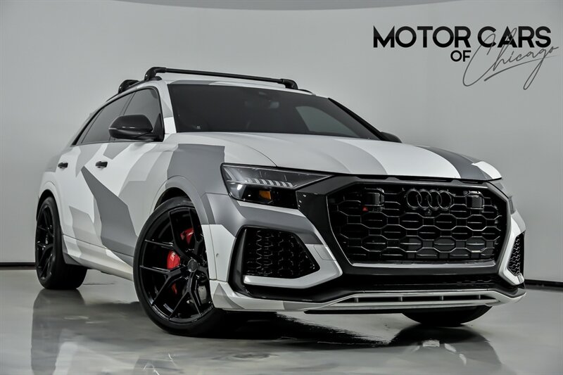 Glacier White Metallic 2021 Audi RS Q8 4.0T quattro AWD SUV / Crossover All-Wheel Drive Automatic