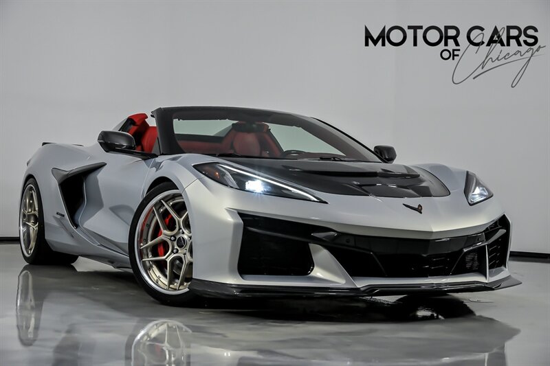 Silver Flare Metallic 2023 Chevrolet Corvette Z06 3LZ Convertible RWD Convertible Rear-Wheel Drive 8-Speed Automatic