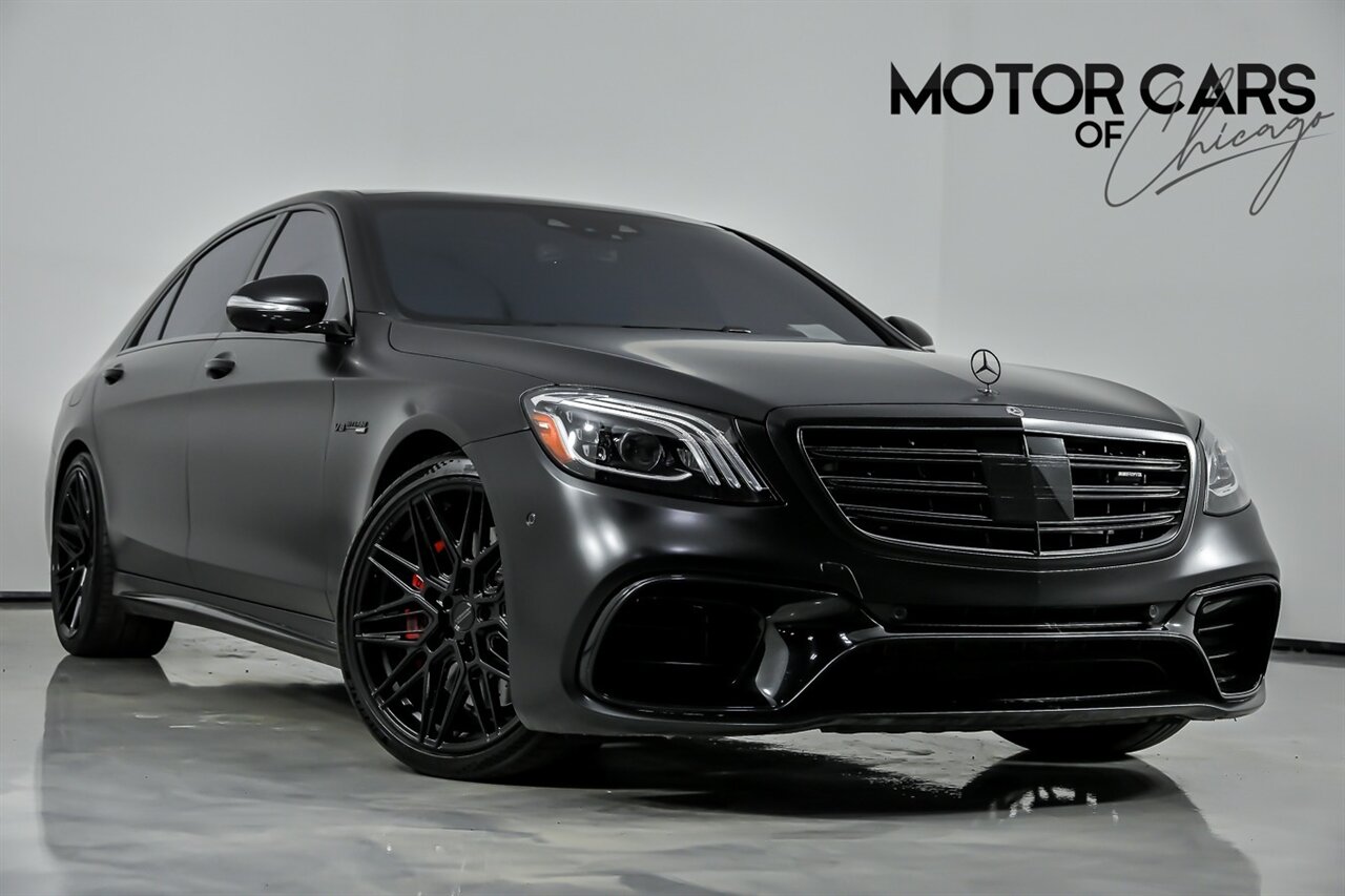 2020 Mercedes-Benz AMG S 63-MATTE BLACK WRAP-VOSSENS!   - Photo 1 - Joliet, IL 60435
