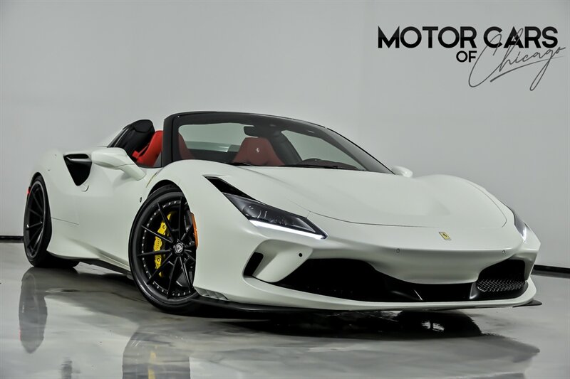 Bianco Avus 2022 Ferrari F8 Spider RWD Convertible Rear-Wheel Drive 7-Speed Automatic