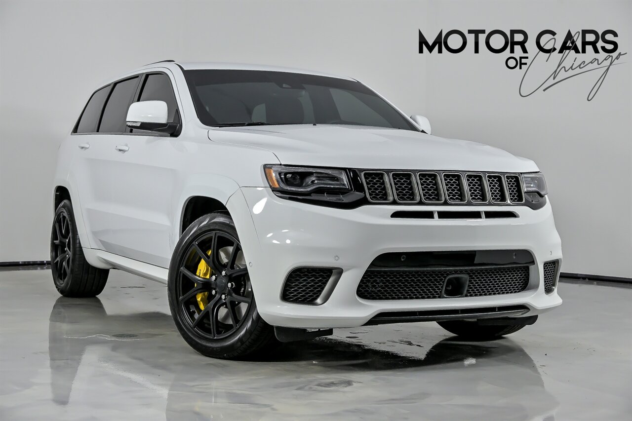 2018 Jeep Grand Cherokee Trackhawk-WHITE ON RED-KOOKS HEADERS-CLEAN CARFAX - Photo 1 - Joliet, IL 60435