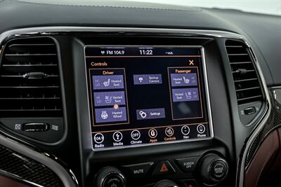2018 Jeep Grand Cherokee Trackhawk-WHITE ON RED-KOOKS HEADERS-CLEAN CARFAX   - Photo 34 - Joliet, IL 60435