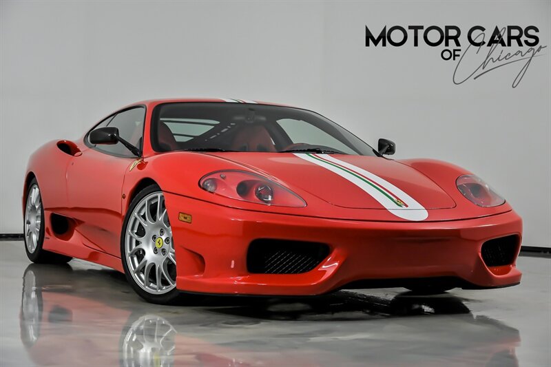 Rosso Scuderia 2004 Ferrari 360 Challenge Stradale RWD Coupe Rear-Wheel Drive 6-Speed Manual