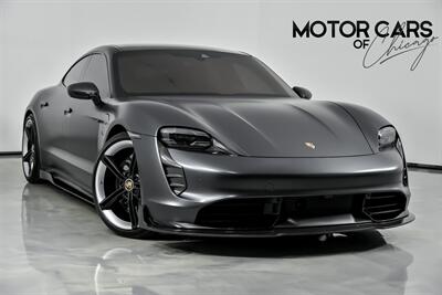 2020 Porsche Taycan Turbo S-SATIN BLACK ON RED!   - Photo 1 - Joliet, IL 60435