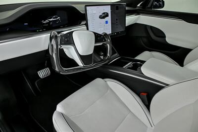 2023 Tesla Model S Plaid-MATTE BLACK ON WHITE GUTS!   - Photo 19 - Joliet, IL 60435