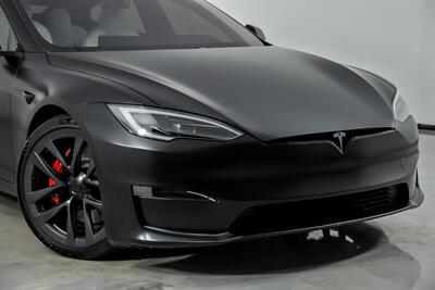 2023 Tesla Model S Plaid-MATTE BLACK ON WHITE GUTS!   - Photo 3 - Joliet, IL 60435