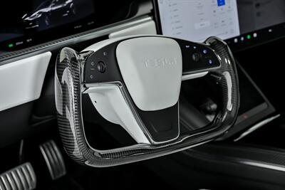 2023 Tesla Model S Plaid-MATTE BLACK ON WHITE GUTS!   - Photo 24 - Joliet, IL 60435