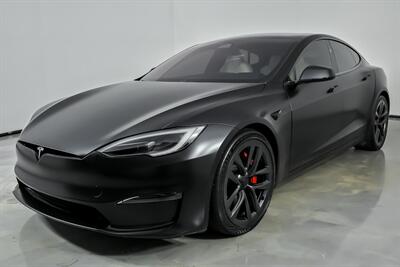 2023 Tesla Model S Plaid-MATTE BLACK ON WHITE GUTS!   - Photo 6 - Joliet, IL 60435