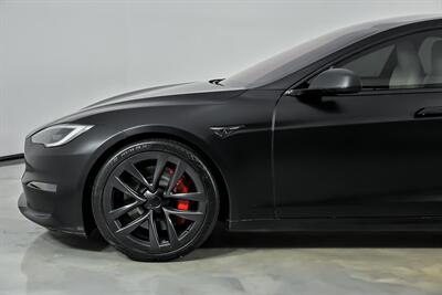 2023 Tesla Model S Plaid-MATTE BLACK ON WHITE GUTS!   - Photo 7 - Joliet, IL 60435