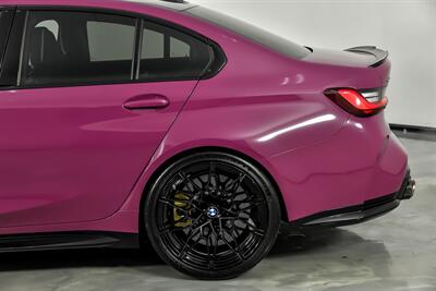 2023 BMW M3 Competition xDrive-RUBY STAR WRAP-CARBON CERAMICS   - Photo 9 - Joliet, IL 60435