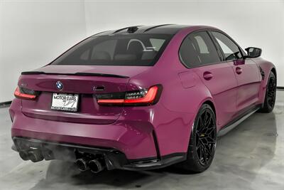 2023 BMW M3 Competition xDrive-RUBY STAR WRAP-CARBON CERAMICS   - Photo 12 - Joliet, IL 60435