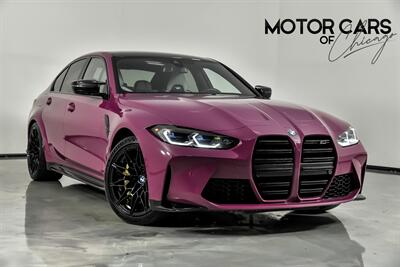 2023 BMW M3 Competition xDrive-RUBY STAR WRAP-CARBON CERAMICS   - Photo 1 - Joliet, IL 60435