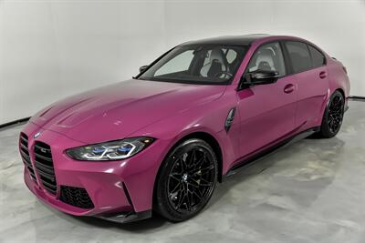 2023 BMW M3 Competition xDrive-RUBY STAR WRAP-CARBON CERAMICS   - Photo 6 - Joliet, IL 60435