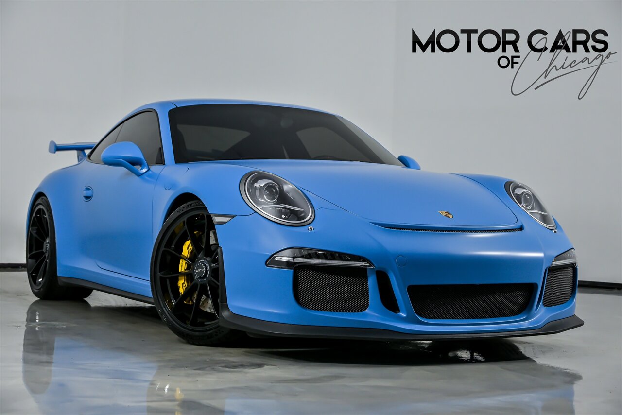 2015 Porsche 911 GT3-RARE MEXICAN BLUE-SATIN PPF-DUNDEN EXHAUST!   - Photo 1 - Joliet, IL 60435