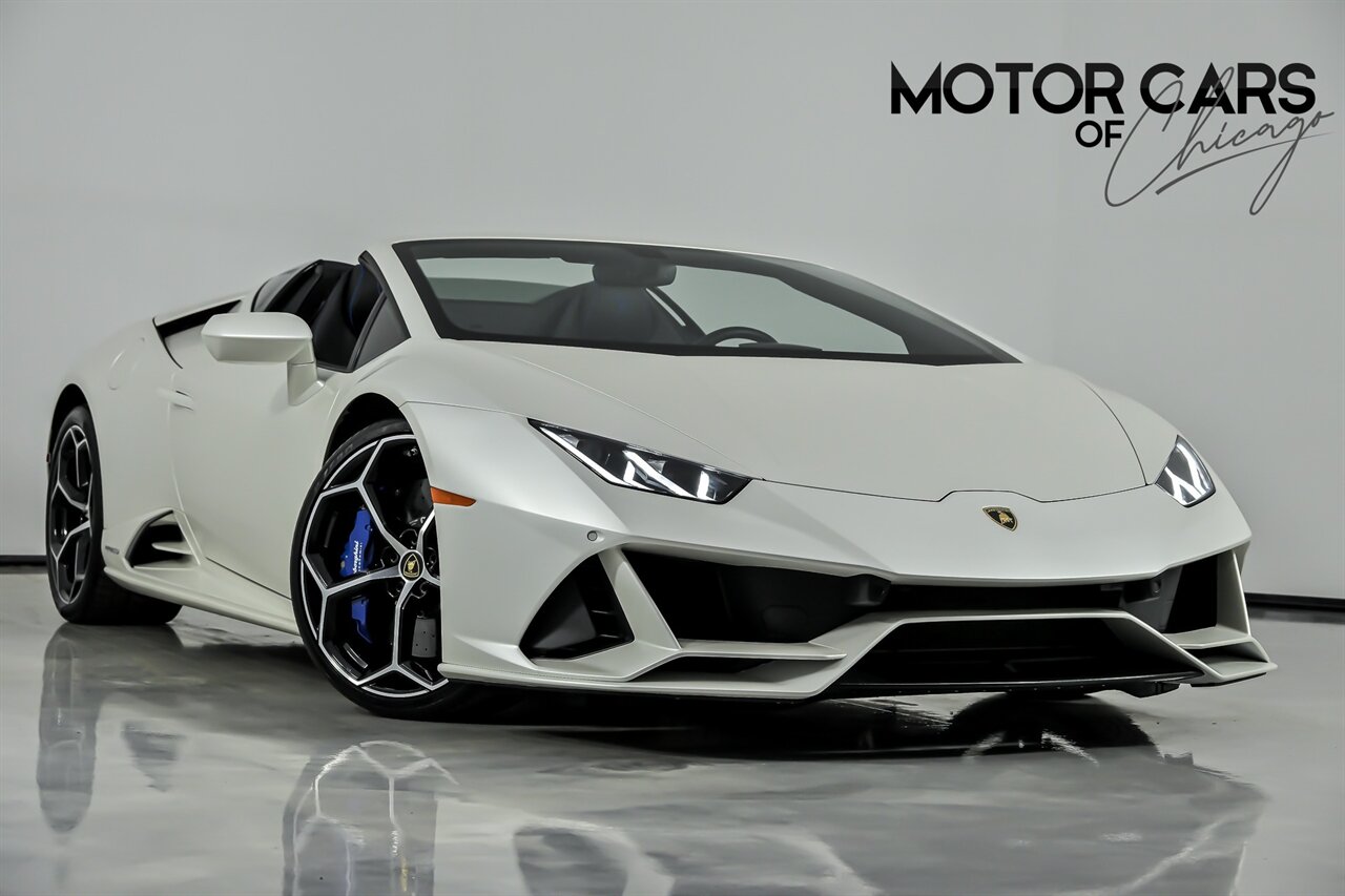2020 Lamborghini Huracan EVO Spyder-RARE BALLOON WHITE PAINT!   - Photo 1 - Joliet, IL 60435