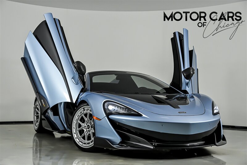 Blue 2020 McLaren 600LT Convertible Rear-Wheel Drive 7-Speed Automatic