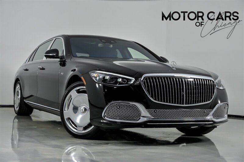 Black 2024 Mercedes-Benz S-Class Maybach S 680 4MATIC Sedan All-Wheel Drive Automatic