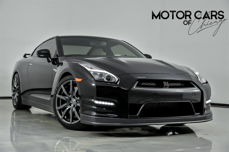 Jet Black 2015 Nissan GT-R Coupe All-Wheel Drive 6-Speed Automatic