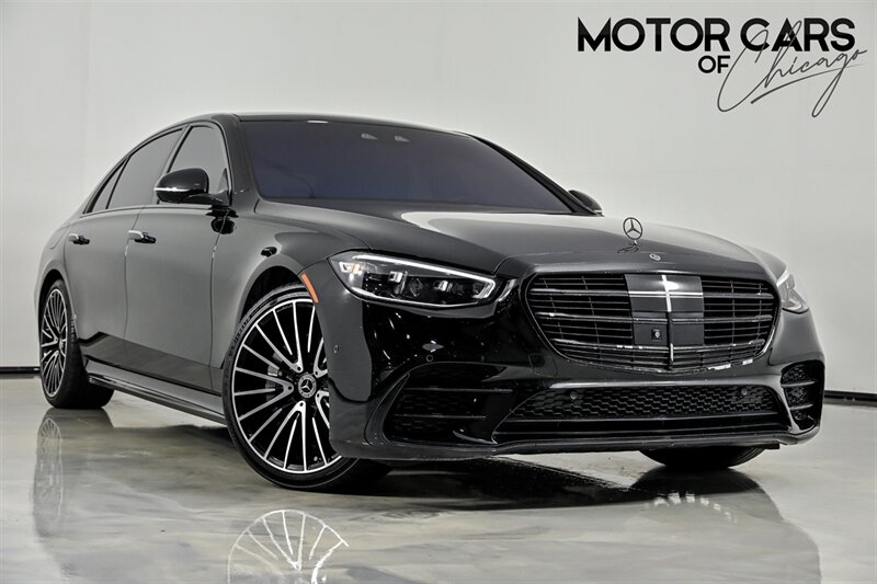Black 2022 Mercedes-Benz S-Class Sedan All-Wheel Drive 9-Speed Automatic