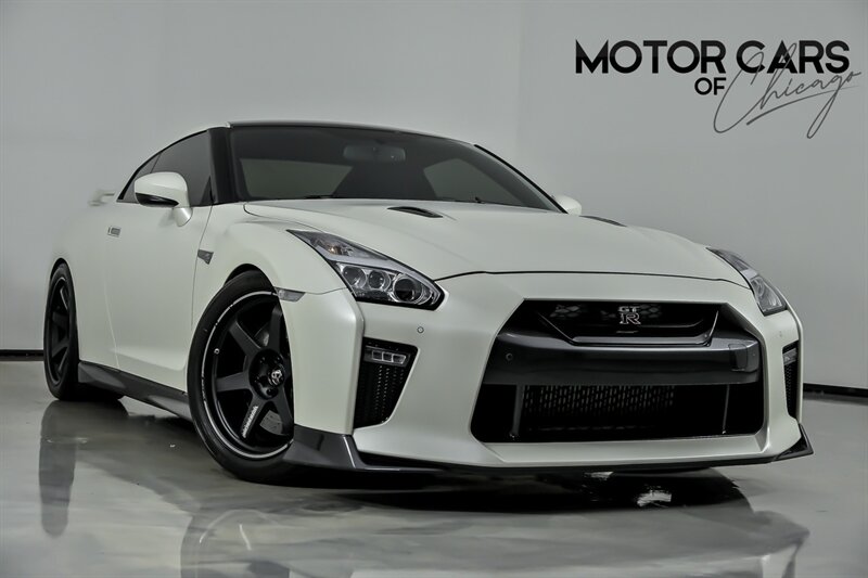 Pearl White 2017 Nissan GT-R Premium Coupe All-Wheel Drive 6-Speed Automatic